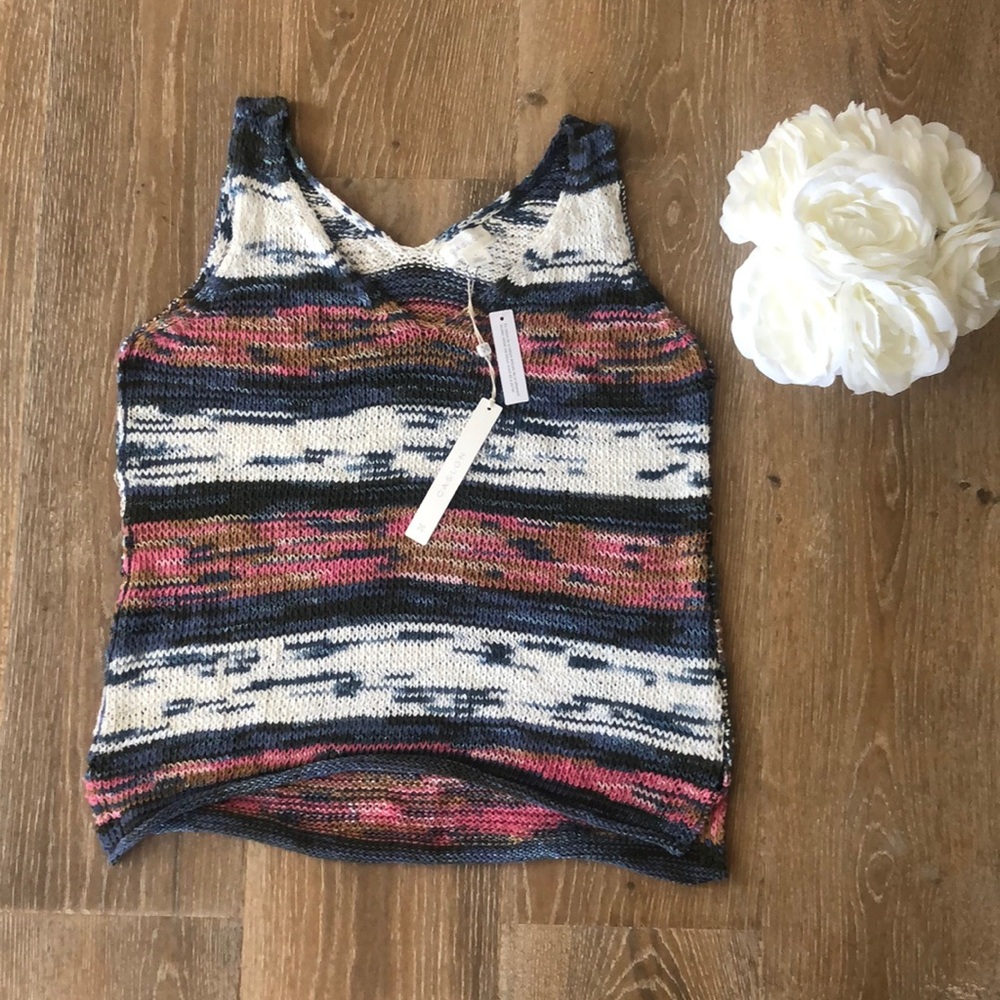 NWT CASLON knit sweater tank size size S